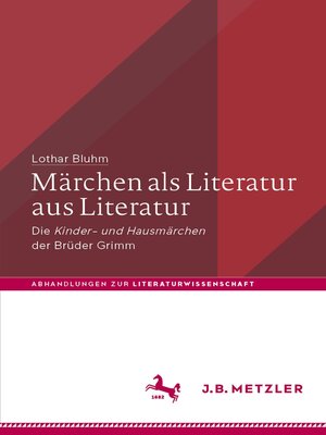 cover image of Märchen als Literatur aus Literatur